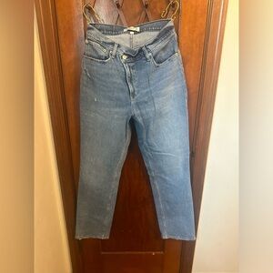 Abercrombie Straight Leg High Rise